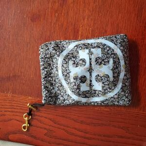 Tory Burch Black and lavender pouch